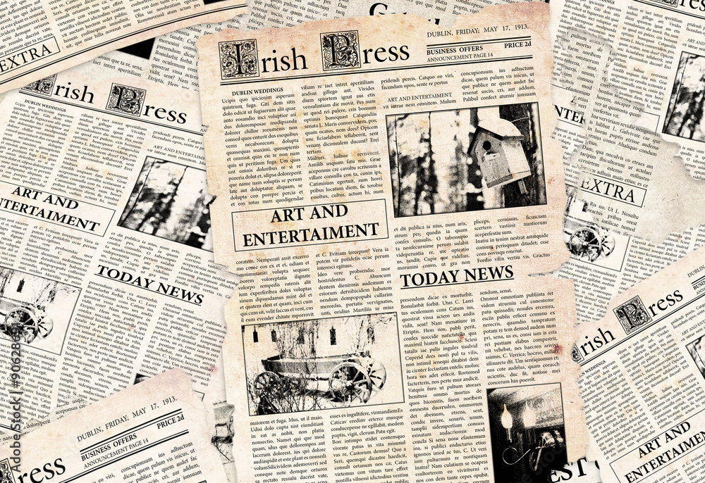 Old newspapers background Stock Illustration | Adobe Stock