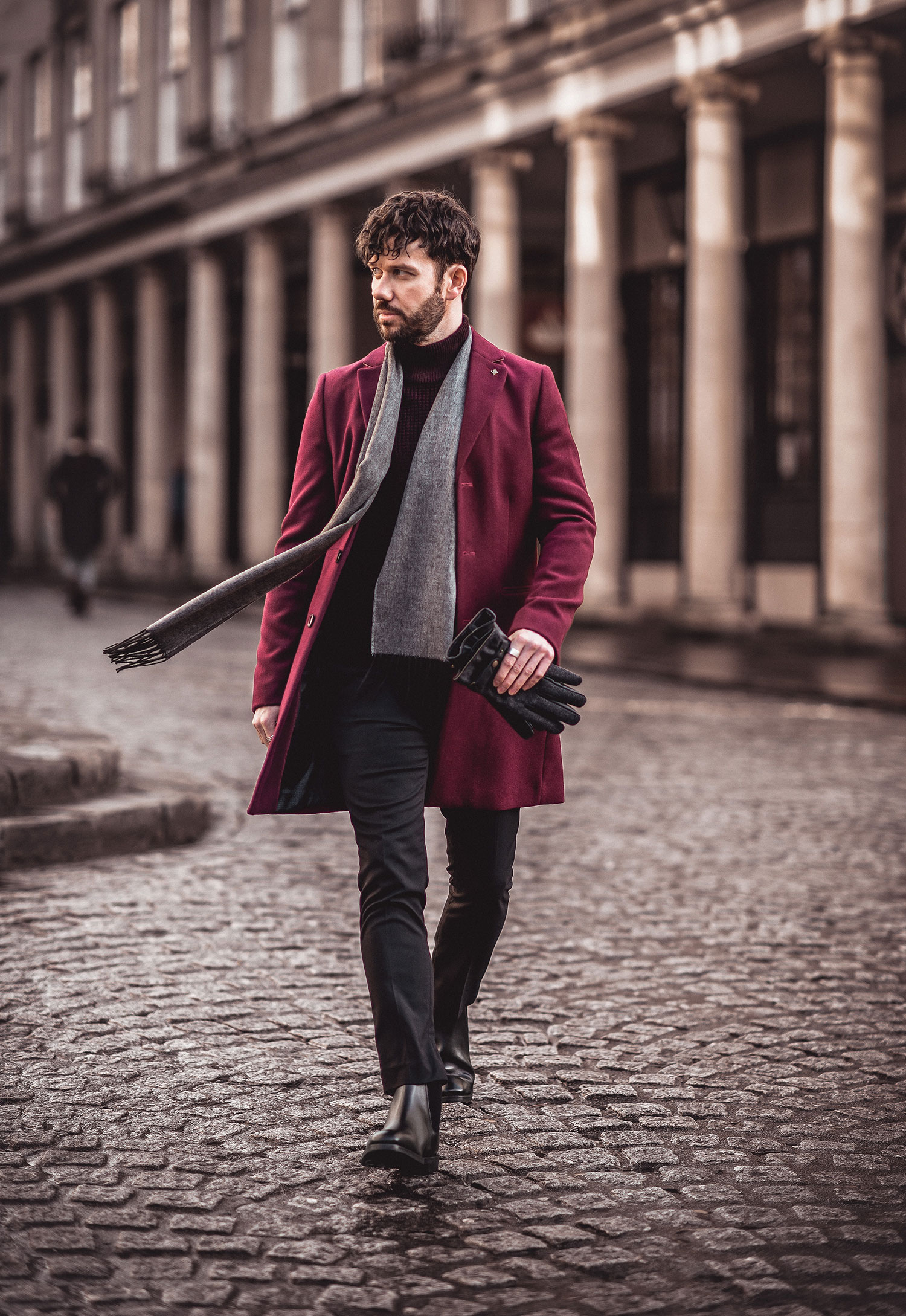 Pop Of Red Winter Outfit With Debenhams | Your Average Guy